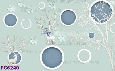 File in ấn File in tranh tường hiện đại FG6240 (bản gốc) chất lượng cao