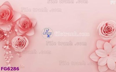 File tranh in trần 3D File in tranh tường hiện đại FG6286 (ảnh gốc)