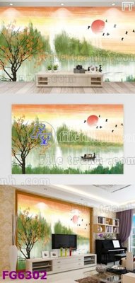 File gốc File in tranh tường hiện đại FG6302 (ảnh chi tiết) để in trần