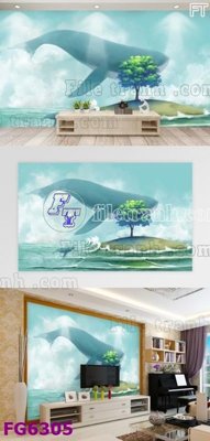 File tranh File in tranh tường hiện đại FG6305 (gốc) chủ đề thiên nhiên