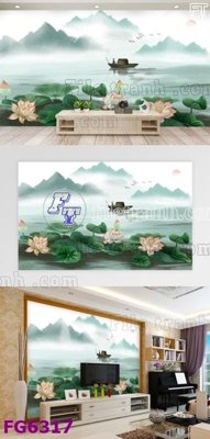 File tranh PSD File in tranh tường hiện đại FG6317 chất lượng cao