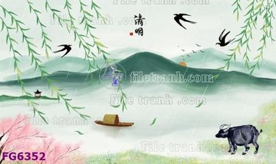 Chi tiết file gốc File in tranh tường hiện đại FG6352 (cho in tráng gương)