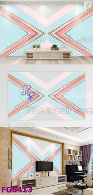 Tải file File in tranh tường hiện đại FG6413 (gốc) để in ấn ngay