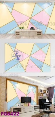 File in ấn chuyên nghiệp File in tranh tường hiện đại FG6422 (file gốc)