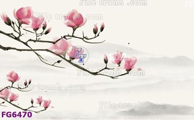 File tranh in tráng gương File in tranh tường hiện đại FG6470 (siêu nét)