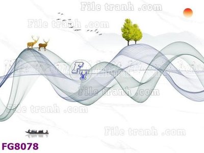 File tranh File gốc in đá cẩm thạch hiện đại FG8078 (gốc) chủ đề con người
