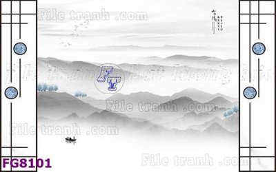 File in trần File gốc in đá cẩm thạch hiện đại FG8101 (file gốc) phong thủy