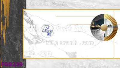 File in trần File gốc in đá cẩm thạch hiện đại FG8239 (bản gốc 3D) sống động