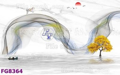 File gốc File gốc in đá cẩm thạch hiện đại FG8364 (in mica) làm quà tặng