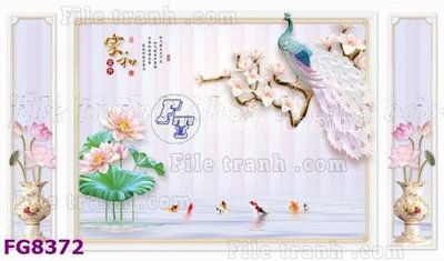 File tranh File gốc in đá cẩm thạch hiện đại FG8372 (bản gốc) treo tường