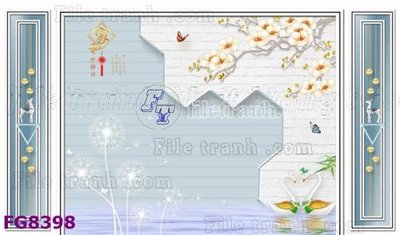 File tranh gốc File gốc in đá cẩm thạch hiện đại FG8398 (bản đẹp) độc quyền