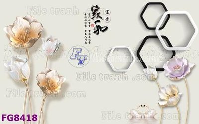 File in ấn cao cấp File gốc in đá cẩm thạch hiện đại FG8418 (file gốc)