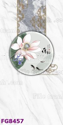 File tranh File gốc in đá cẩm thạch hiện đại FG8457 (bản gốc) in lụa 5D
