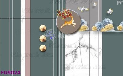 File gốc File in tranh tường hiện đại đẹp FG9024 (ảnh chi tiết) để in lụa