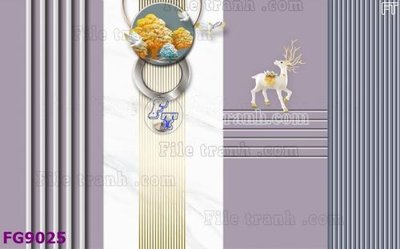 File gốc File in tranh tường hiện đại đẹp FG9025 (thiết kế) cho in ấn
