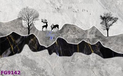 Tải file File in tranh tường hiện đại đẹp FG9142 (ảnh gốc) in gạch 3D