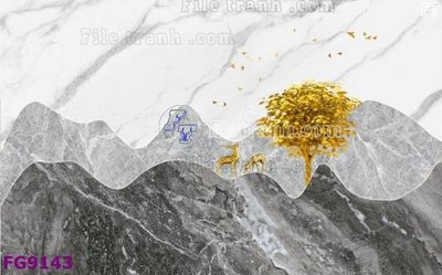 File tranh gốc File in tranh tường hiện đại đẹp FG9143 (bản quyền) Filetranh.com
