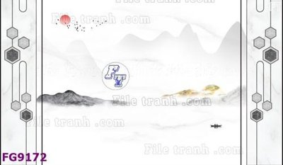 File in ấn chuyên nghiệp File in tranh tường hiện đại đẹp FG9172 (file gốc)