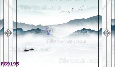 Tải file File in tranh tường hiện đại đẹp FG9195 (ảnh gốc) in gạch men