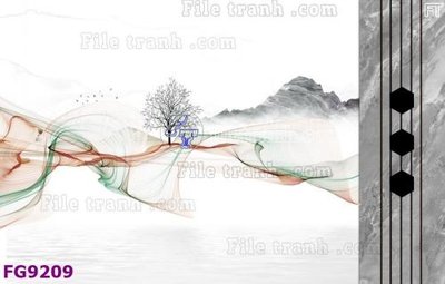 File tranh gốc File in tranh tường hiện đại đẹp FG9209 (bản quyền) Filetranh.com