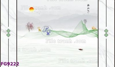 Tệp tin gốc File in tranh tường hiện đại đẹp FG9222 (dùng cho in ấn) chuyên nghiệp