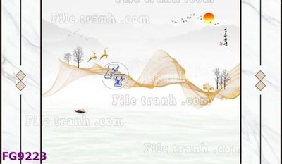 Tải file gốc File in tranh tường hiện đại đẹp FG9223 (in không vỡ ảnh)