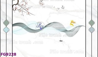File gốc in mica File in tranh tường hiện đại đẹp FG9228 chất lượng