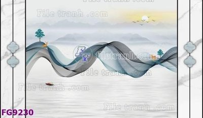 File gốc File in tranh tường hiện đại đẹp FG9230 (bản quyền) cho in ấn