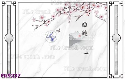 Tải file File in tranh tường hiện đại đẹp FG9237 (PSD) cho in tranh kính