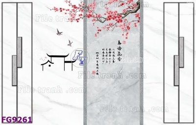 File PSD File in tranh tường hiện đại đẹp FG9261 (gốc) cho designer