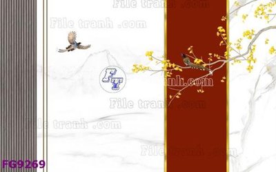 Tải file File in tranh tường hiện đại đẹp FG9269 (gốc) chủ đề phong thủy