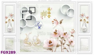 File gốc File in tranh tường hiện đại đẹp FG9289 (ảnh chi tiết) để in trần