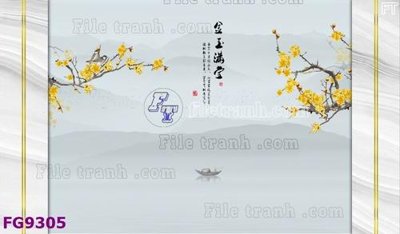 File in ấn chuyên nghiệp File in tranh tường hiện đại đẹp FG9305 (file gốc)