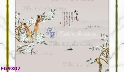 File gốc File in tranh tường hiện đại đẹp FG9307 (phong cách) cổ điển