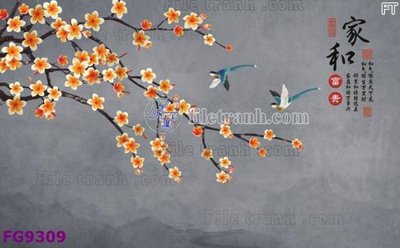 File gốc File in tranh tường hiện đại đẹp FG9309 (dành cho quảng cáo)