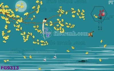 File in mica File in tranh tường hiện đại đẹp FG9313 (ảnh gốc) đẹp