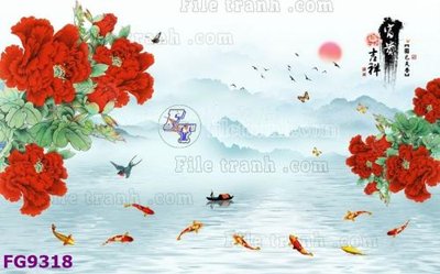 Tải về hình ảnh gốc File in tranh tường hiện đại đẹp FG9318 sắc nét