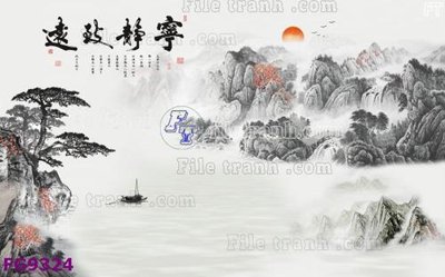 File tranh File in tranh tường hiện đại đẹp FG9324 (gốc) chủ đề trẻ em