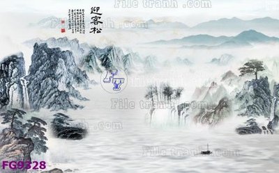 Ảnh gốc File in tranh tường hiện đại đẹp FG9328 (độ nét cao) in tráng gương