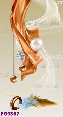 File in trần File in tranh tường hiện đại đẹp FG9367 (file gốc) xuyên sáng