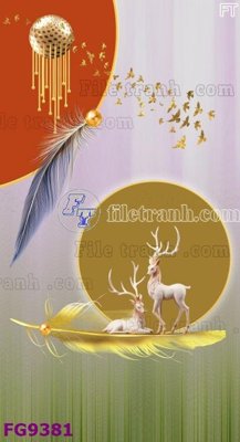 File in ấn File in tranh tường hiện đại đẹp FG9381 chuyên nghiệp