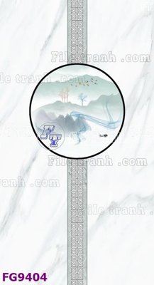File in trần File in tranh tường hiện đại đẹp FG9404 (bản gốc) 5D