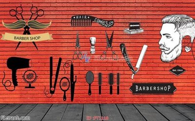 File tranh gốc File psd tường quán cà phê FT1118 (bản quyền) độc đáo