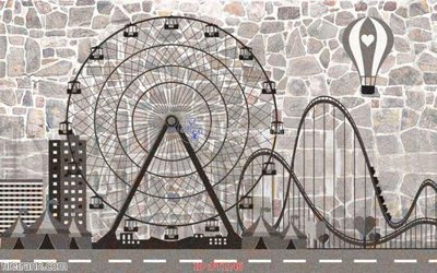 File gốc File psd tường quán cà phê FT1146 (dành cho trang trí nội thất)