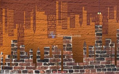 Tải file File psd tường quán cà phê FT1217 (ảnh gốc) in gạch 3D