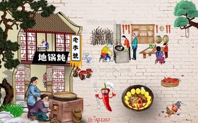 Tải file gốc File psd tường quán cà phê FT1257 dùng cho in ấn