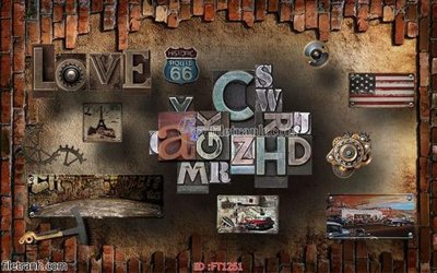 Chi tiết file gốc File psd tường quán cà phê FT1261 (cho in tráng gương)