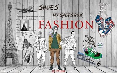 File ảnh File psd tường quán cà phê FT1394 (gốc) in poster