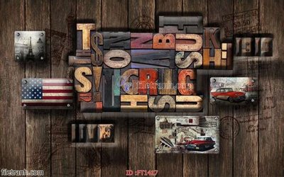 Tải file File psd tường quán cà phê FT1417 (gốc) in ấn chất lượng