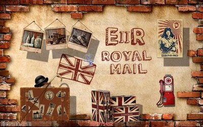 File gốc File psd tường quán cà phê FT1452 (in tráng gương) hiện đại